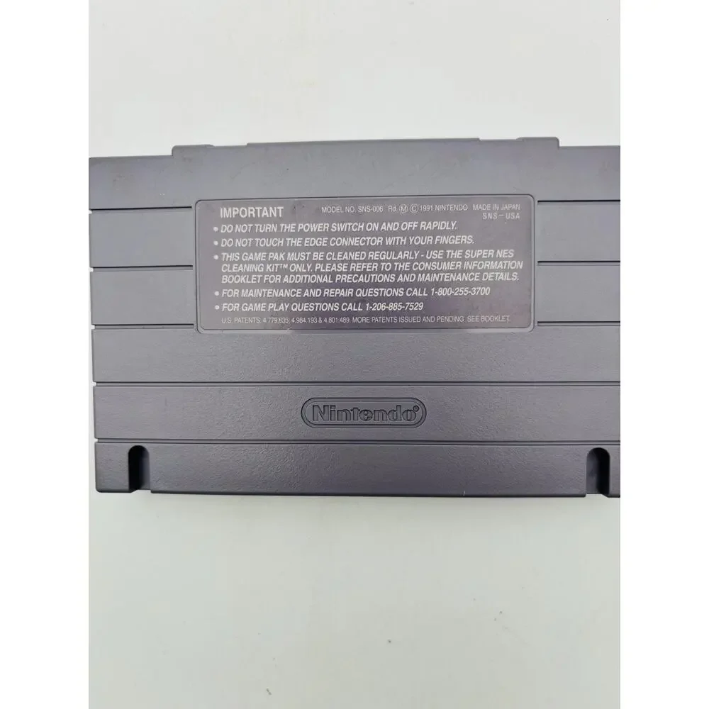 Populous Super Nintendo SNES Official Original, Authentic, Tested and Works VG